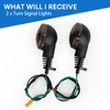 psler Motorcycle Front Rear Turn Signal Indicator Light Blinker for