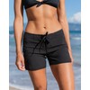 Maui Rippers Women's 5" Board Short Stretch (02, Black)