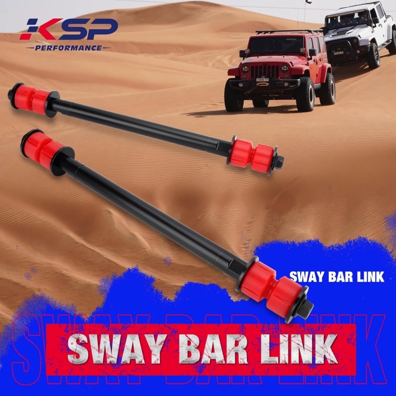 KSP 2pcs 4-6'' Extended Front Sway Bar Link for Chevy