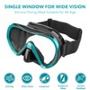 Swimming goggles for adults, men, women, elastic headbands, snorkel mask,