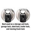 Master Lock M40XT Magnum Heavy Duty Stainless Steel Discus Padlock