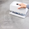 YouCopia Ledge Tissue Holder, Rectangular, Bathroom Countertop Organizer with Additional