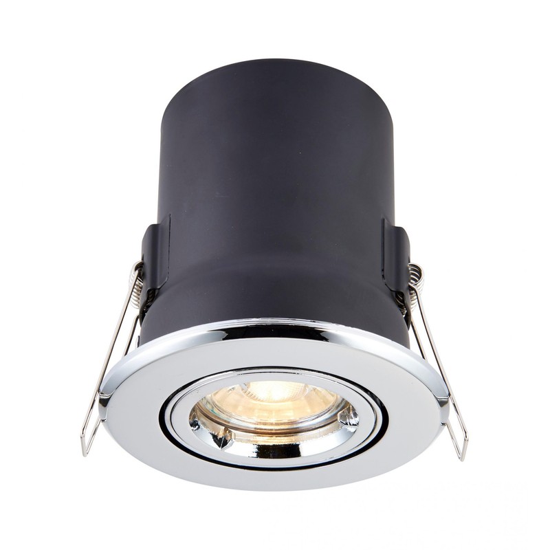 Saxby 50682 50W shieldPLUS MV Tilt Recessed Fire Rated Downlight