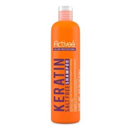 Shampoo Activee Professional Keratin Tecnologia para cuidado Intensivo de Cabello Quimicamente tratado Libre de Sal