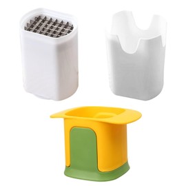 EOWVISN 2 Piece Set Of Potato Cutter, Fries Vegetable Cutter, Potato Cutter, Potato Cutter, Chipper, Manual Fries Cutter.