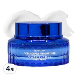3W Clinic Collagen & Hyaluronic Water-Full Eye Cream, 35g, 4 pcs / 3W클리닉 콜라겐 & 히알루로닉 워터-풀 아이크림, 35g, 4개