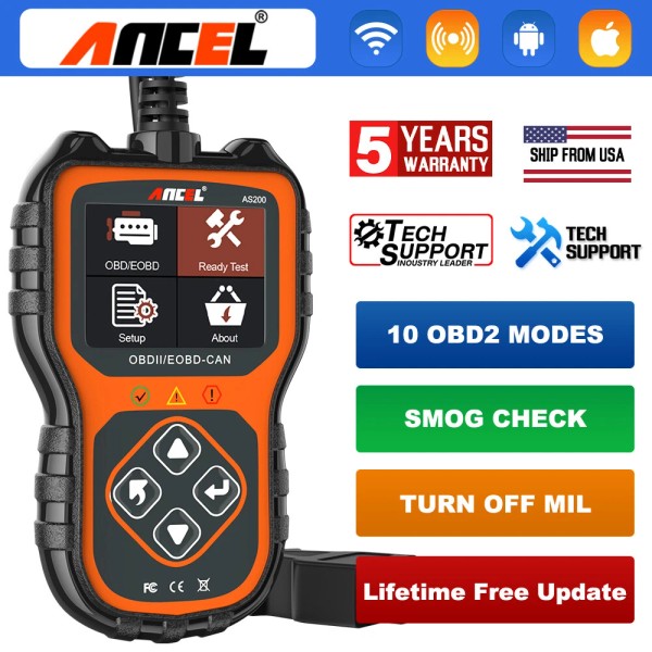 ANCEL Automotive ANCEL OBD2 Scanner Code Reader Car Diagnostic Tool