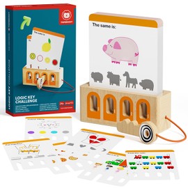 TOP BRIGHT Flash Cards for Toddlers, 40 Double Sides Flashcards with Color Shape Matching Games for 2 3 4 Years Old Children, Logic Game Montessori Toys, Preschool Learning Activities for Kids