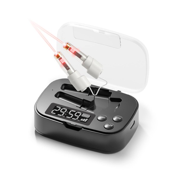 LASEPREHT Red Light Therapy Box for Nose, Portable Infrared Light