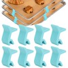 8PCS Baking Sheet Stackers,Space-Saving Tray Stackers, Reusable Trays Stacking Holder,Multi-purpose