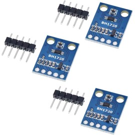 ICQUANZX 3pcs GY-302 BH1750FVI Digital Light Intensity Sensor Detector Module 3V-5V Power for AVR Arduino