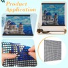 BENECREAT 5 Pcs Fuse Bead Canvas, Black Square PegBoard, Snappix