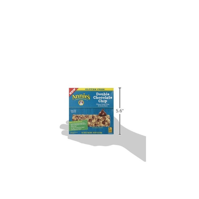 Annie's Chewy Gluten Free Granola Bars, Double Chocolate Chip, 0.98