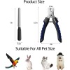 Perperqer Dog Nail Clippers,Dog Nail Trimmers with Safety Guard for