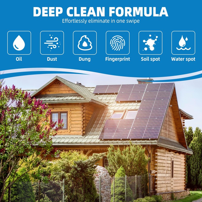 Shabebe Solar Panel Cleaner 32oz (Makes 150 Gallons) - 20X