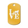 Mister Petlife Love Great Pyrenees Engraved Keychain/GI Tag Park v2
