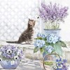 Serviettes "Kittens and Flowers" Pack of 20