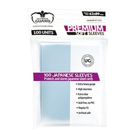 Ultimate Guard UGD010135 "Japanese Size" Premium Soft Sleeves (Transparent)