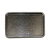 CTM Blank Large Belt Buckle, Antiqued Silver