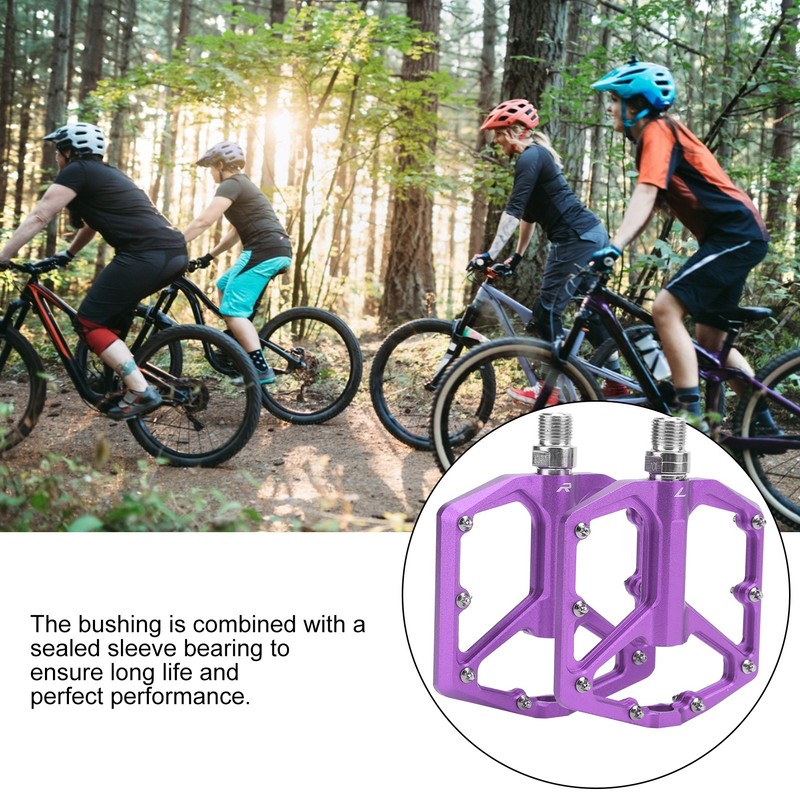 1 Pair ZTTO Mountain Bike Pedals Aluminium Alloy NonSlip Bicycle