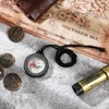 Gulfmew Navigation Compass with Lanyard Orientation Compass Outdoor Compass in