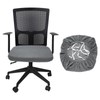 sourcing map Office Chair Cover, Stretchable Soft Grid Textured Rotating