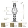 CNYXCN Vintage Watches for Women with Oval Case,Roman Numeral Dial,Silver