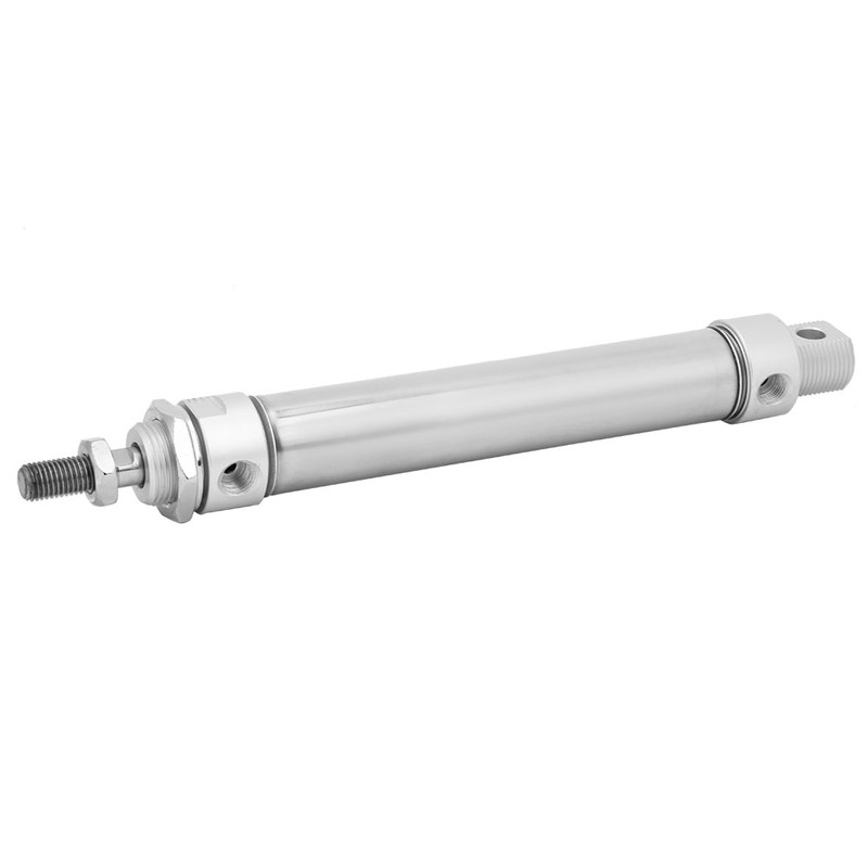 Mini Air Cylinder Stainless Steel Round Double Action Device Pneumatic