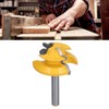Lock Miter Router Bit 6mm Shank 45 Degree Wood Cutter