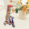 Elephant On Tricycle Tin Toy Retro Iron Handmade Elephant On