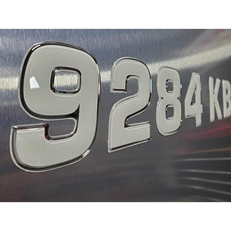 Boat & Jetski Registration Numbers - Domed/Raised Decal (16 pcs)