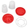 Chick Feeder, Resilient Plastic Chick Feeder and Waterer Kit Easy