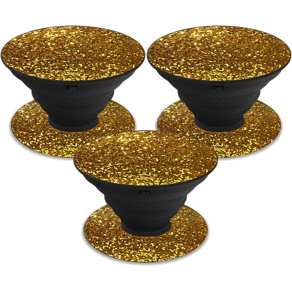 MightySkins Skin Compatible with PopSocket PopSocket - Gold Dazzle |