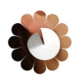 Aneneiceera Boho Round Curved Sequin Earrings Stud Earrings Unique Silver Geometric Statement Lightly Cracked Round Disc Minimalist Coin Earrings for Women and Girls (Silver)