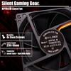 Xilence XPF80.W 80 mm Quiet Case Fan, Small 3PIN, 4PIN