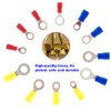 Ruidee 360Pcs Insulated Ring Terminal 22-16 AWG 16-14 AWG 12-10