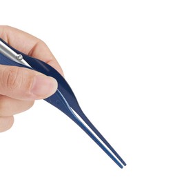 耳かき LEDライト付き ピンセット みみかき 耳掃除 子供用 ステンレス製 ミミ光棒 イヤークリーナー 家庭用 子供用 収納ケース付 (ブルー-1点)