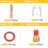 sourcing map 21pcs Tig Torch Kit for WP-9, WP-20, WP-25