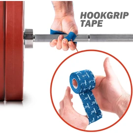 WARM BODY COLD MIND Premium Lifting Thumb Tape for Weightlifting - Hook Grip for Powerlifting, Strength/Crossfit Training, Deadlift, Weight Lifting, Athletic Finger Wrap