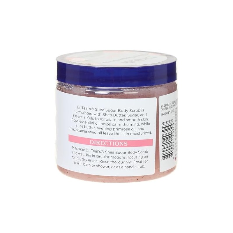 Dr Teals Canero Dr. Teals Shea Sugar Scrub Rose 19