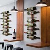 FLstudio Wine Rack Wall Mounted: 16 Bottles Wine Bottle Holder