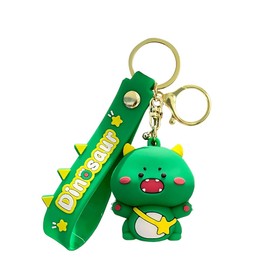 CAOXIAN Cute Dinosaur Keychain Creative Animal Dinosaur Key Chain Dinosaur Pendant Key Ring Cartoon Car Key Chain Pendant Bag DIY Charms Jewelry Accessories