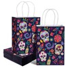 Geyoga 30 Pcs Day of the Dead Party Gift Bags