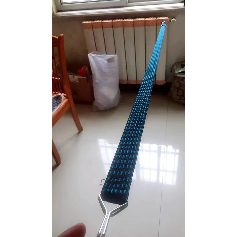 1M Bungee Cords, Adjustable Flat Bungee Straps with Metal Hooks,