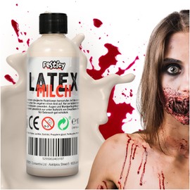 Festicy Latex Halloween 100 ml I Perfect for Halloween Make-Up and Special Effects I Latex Milk Halloween 2025, Liquid Latex for Realistic Wounds and Halloween Latex Effects I for Ghost Vampire