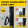 Lights Mountain Squat Rack Hooks for 5/8" & 1" Holes,