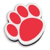 Ashley Productions Paw Magnetic Whiteboard Eraser, Red