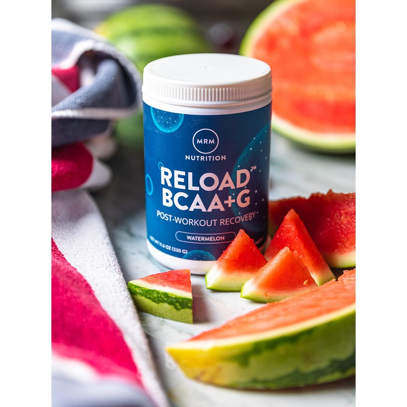 MRM Nutrition Reload BCAA+G Post-Workout Recovery | Watermelon Flavor |