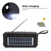 D6‑2 Wireless Bluetooth Speaker Mini Portable Solar Powered Subwoofer Support