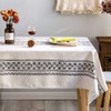 GLORY SEASON Modern and Minimalist Tablecloth Linen Fabric Farmhouse Decoration